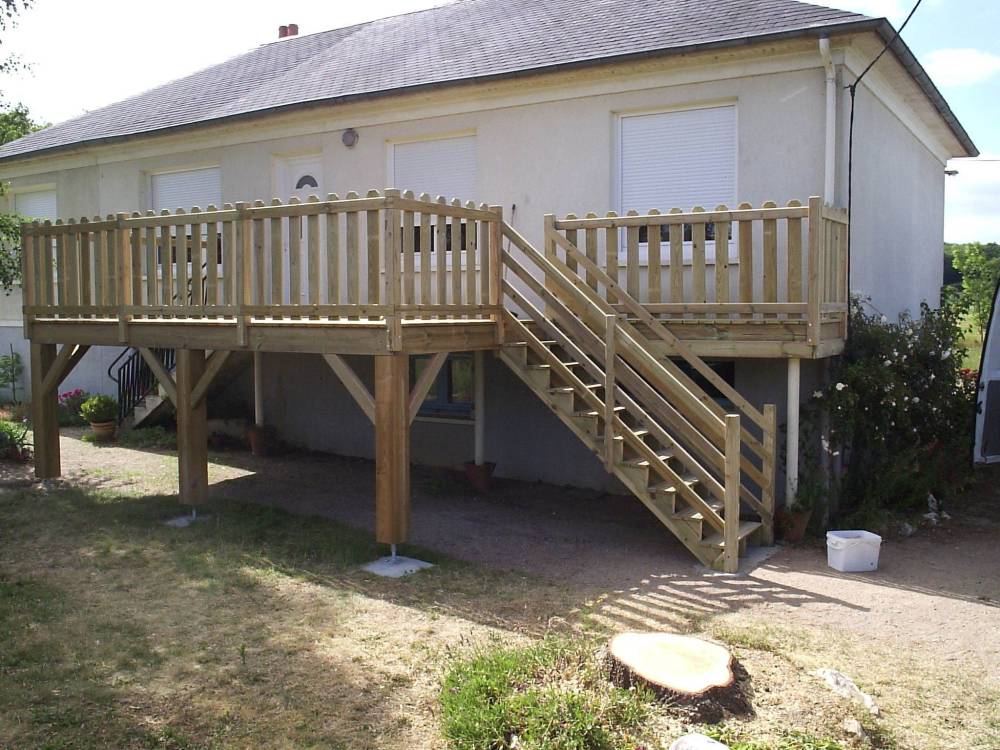 charpente maison en hauteur